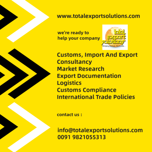 Customs, Import And Export Consultancy Total Export Solutions