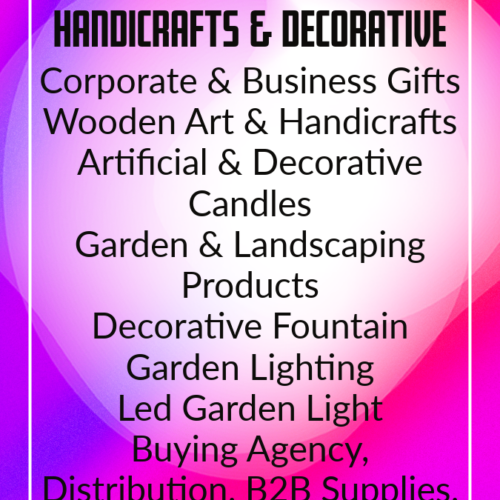 Handicrafts & Decorative Total Export Solutions