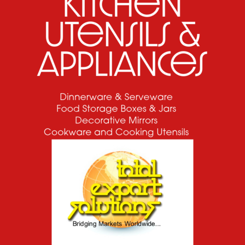 Kitchen Utensils & Appliances Total Export Solutions